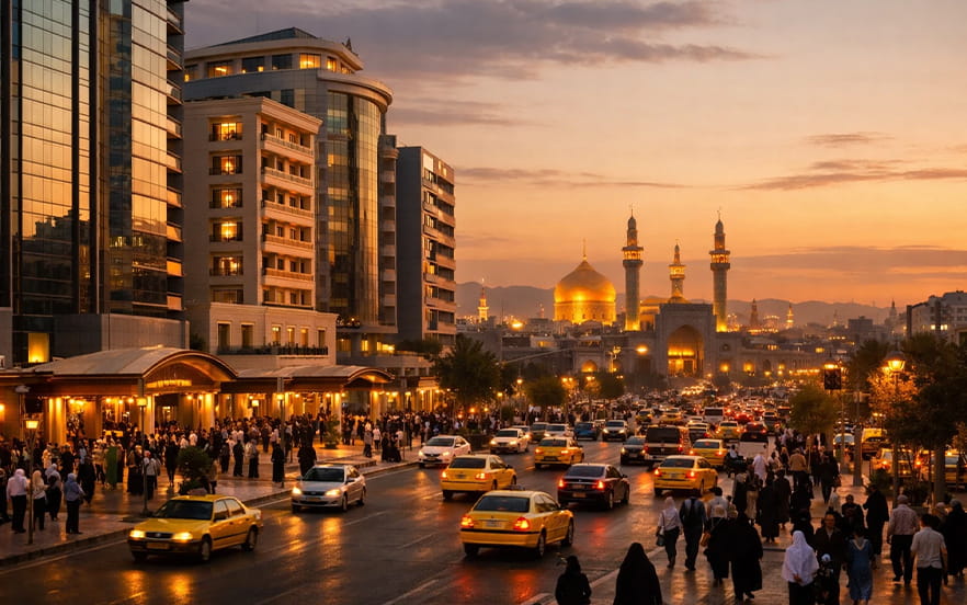 بهترین هتلها و مسافرخانههای مشهد