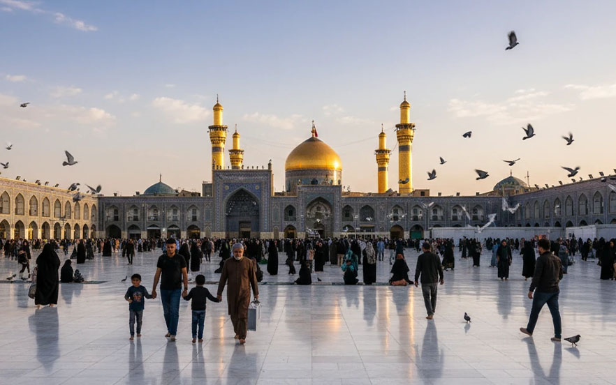 سفر به مشهد و بازدید از حرم مطهر امام رضا