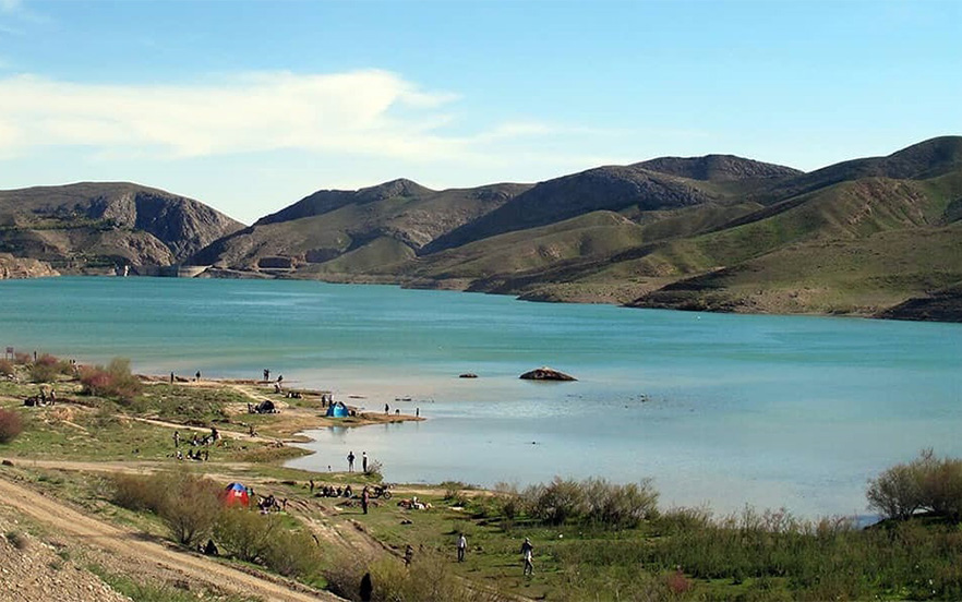 موقعیت سد کارده