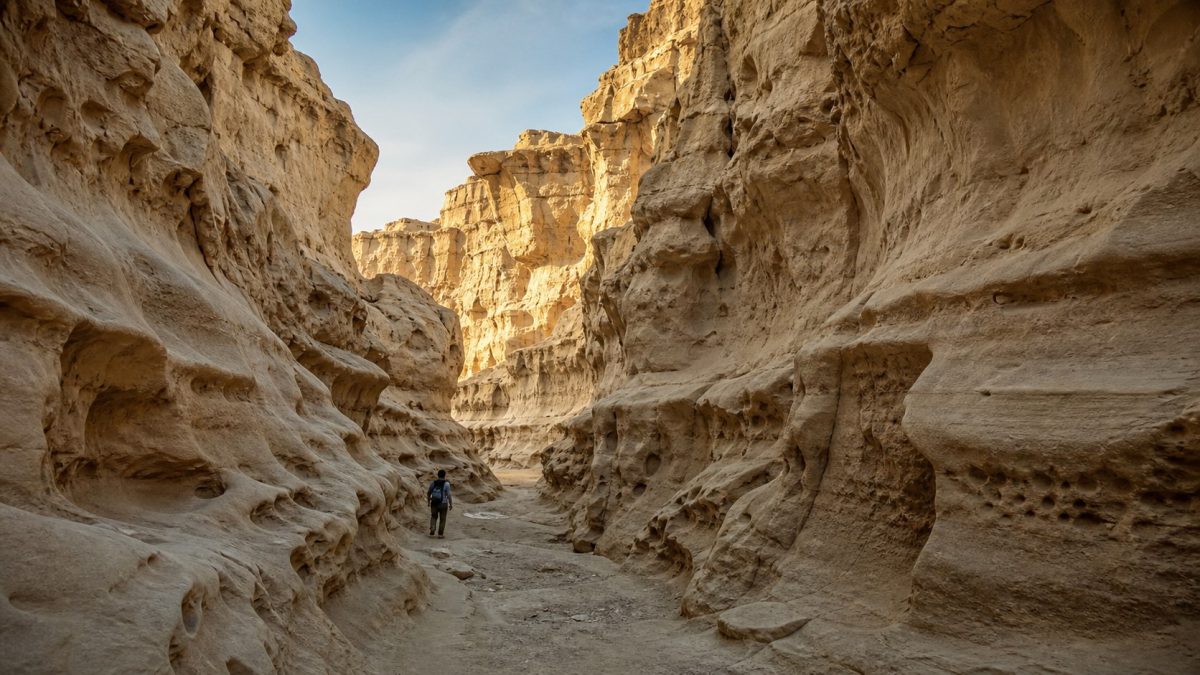 نمای تنگه چاهکوه قشم