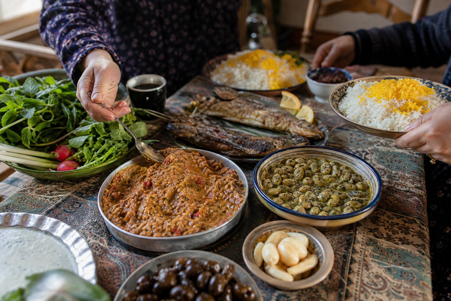 خوراکیهای محلی رشت