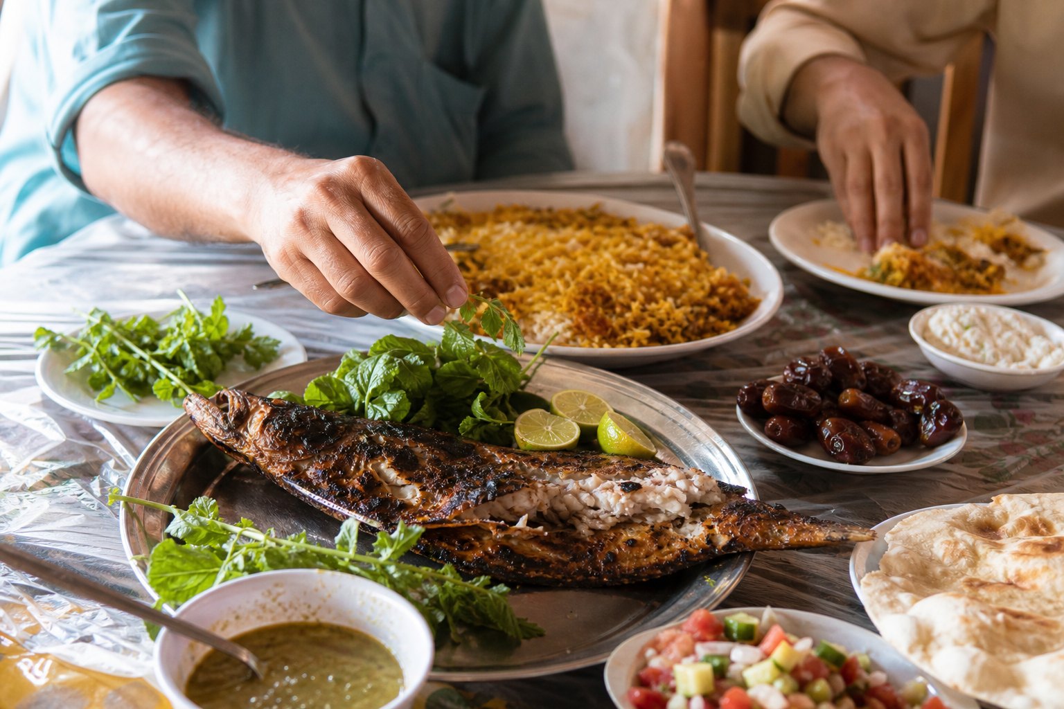 غذای محلی دریایی قشم