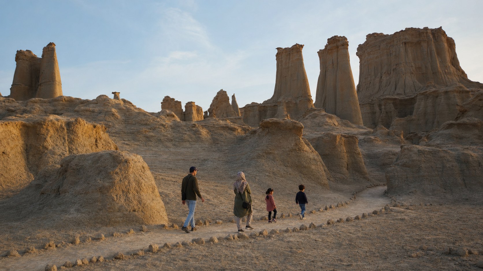 بازدید خانوادگی از دره ستارگان قشم