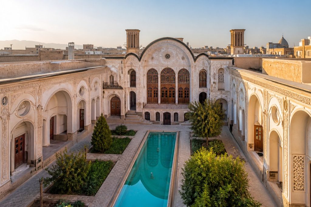 معرفی کاشان و معماری خانه‌های تاریخی
