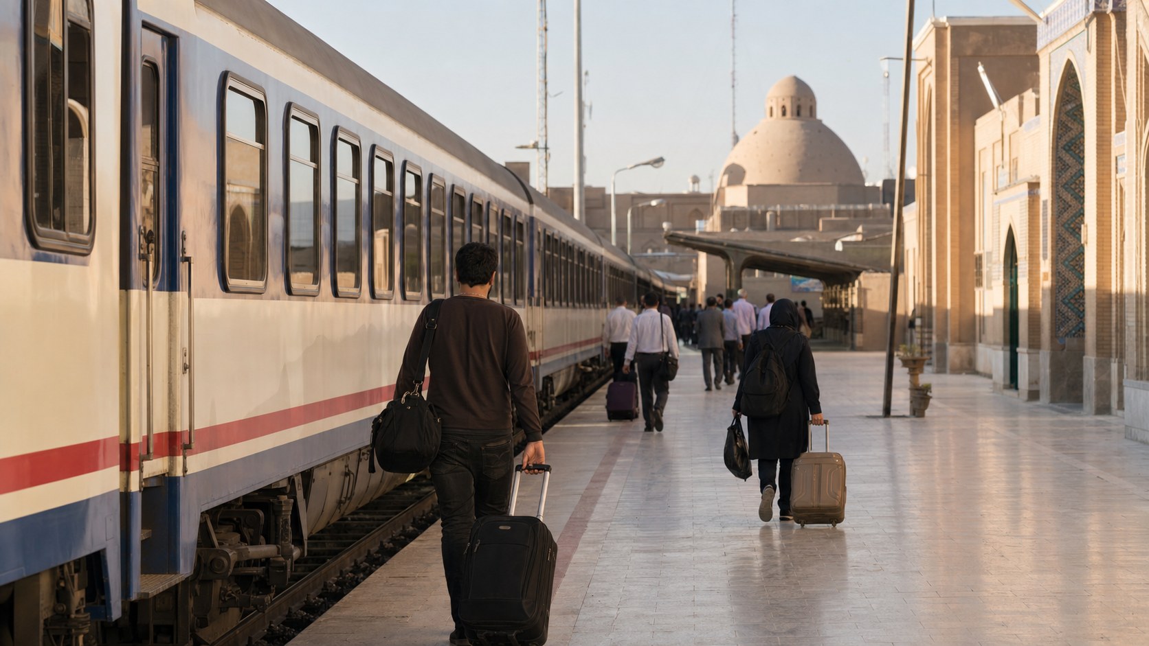 سفر با قطار به یزد