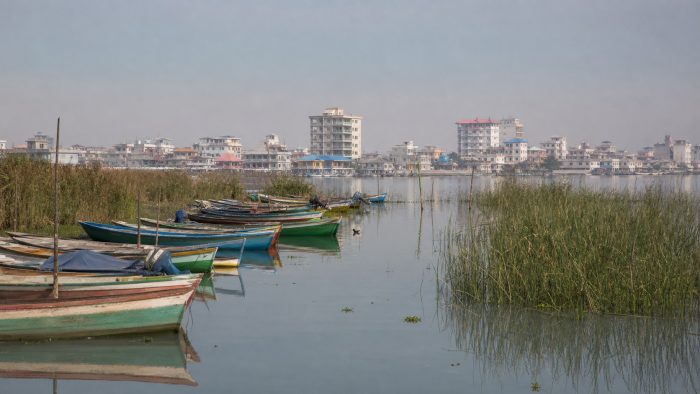 تالاب و شهر بندر انزلی