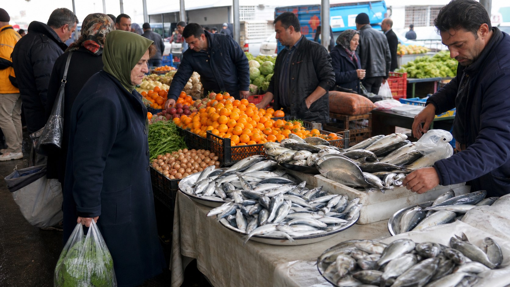 بازار محلی بندر انزلی