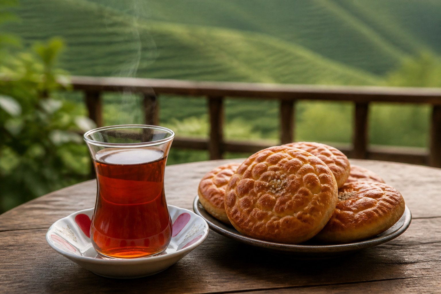 چای و کلوچه محلی لاهیجان