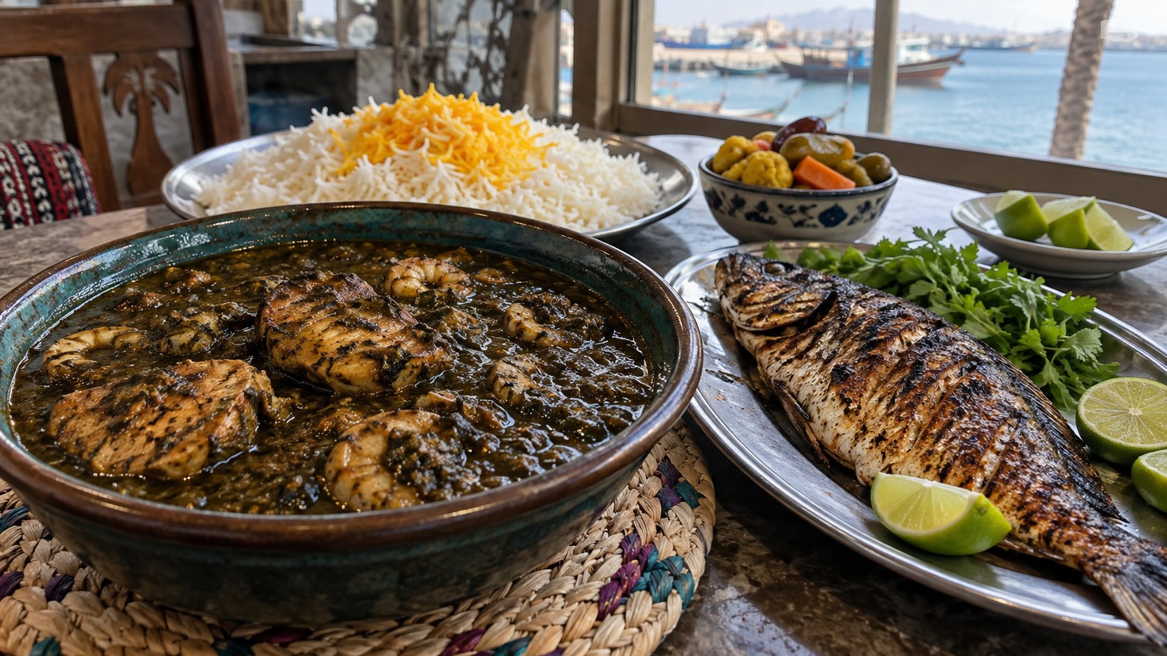 غذای دریایی محلی بندرعباس