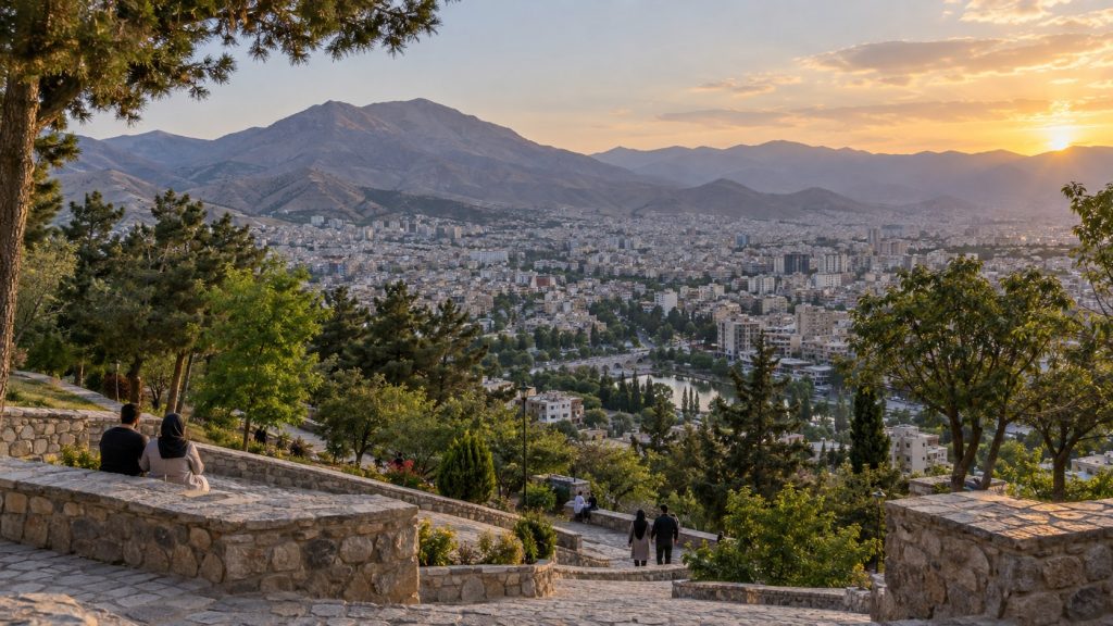 جاهای دیدنی سنندج و پارک آبیدر