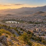 نمای شهر سنندج و کوه آبیدر