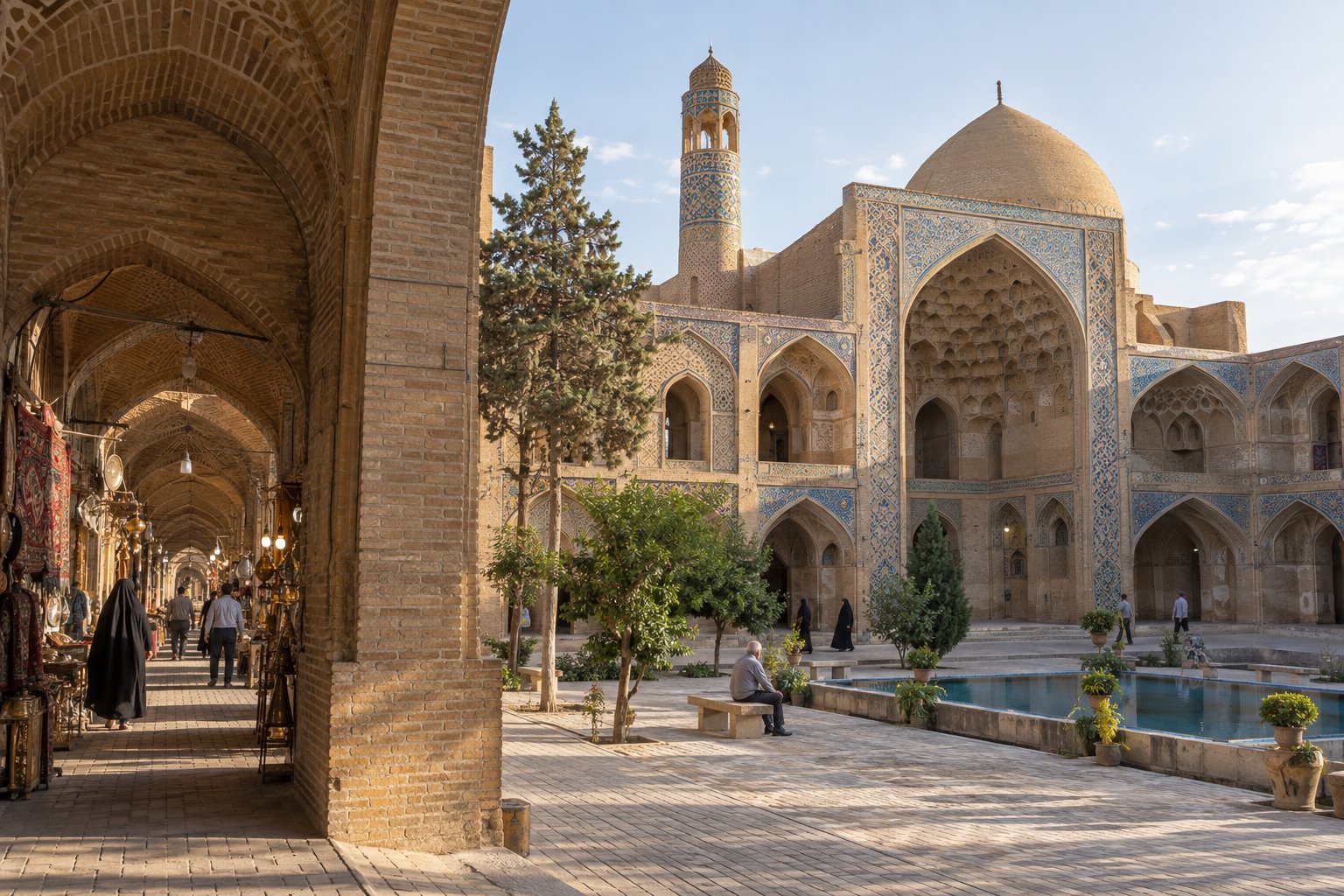 بازار و مسجد تاریخی سمنان