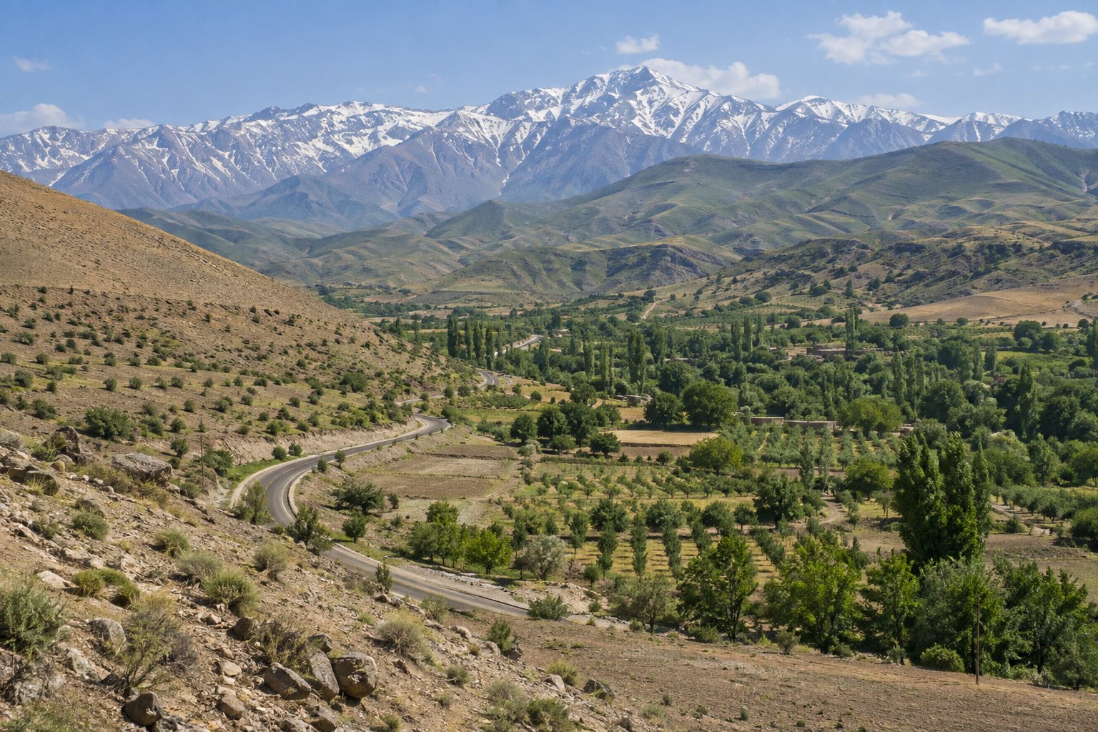 بافت کویری و کوهستانی اطراف سمنان