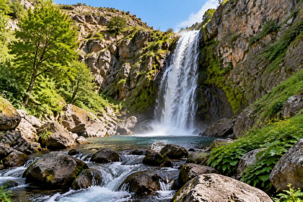 ۵. آبشار نرهگر؛ آبشاری در نزدیکی روستای اسبو