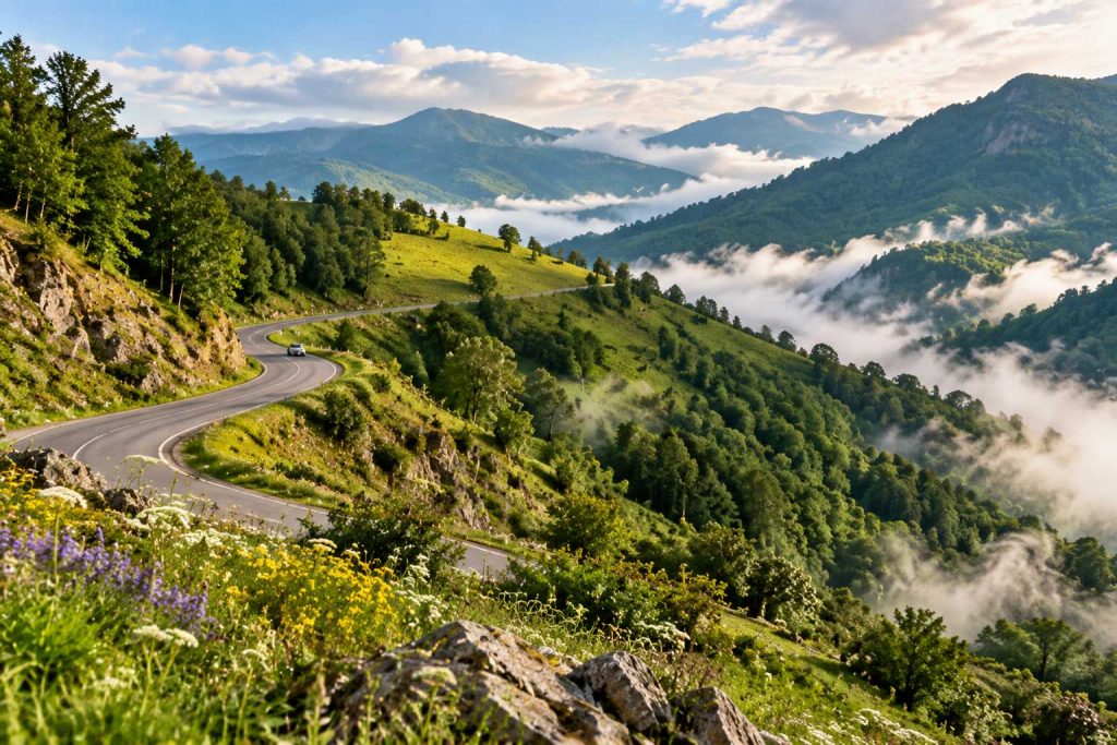 Four Seasons Mountain Valley Panorama