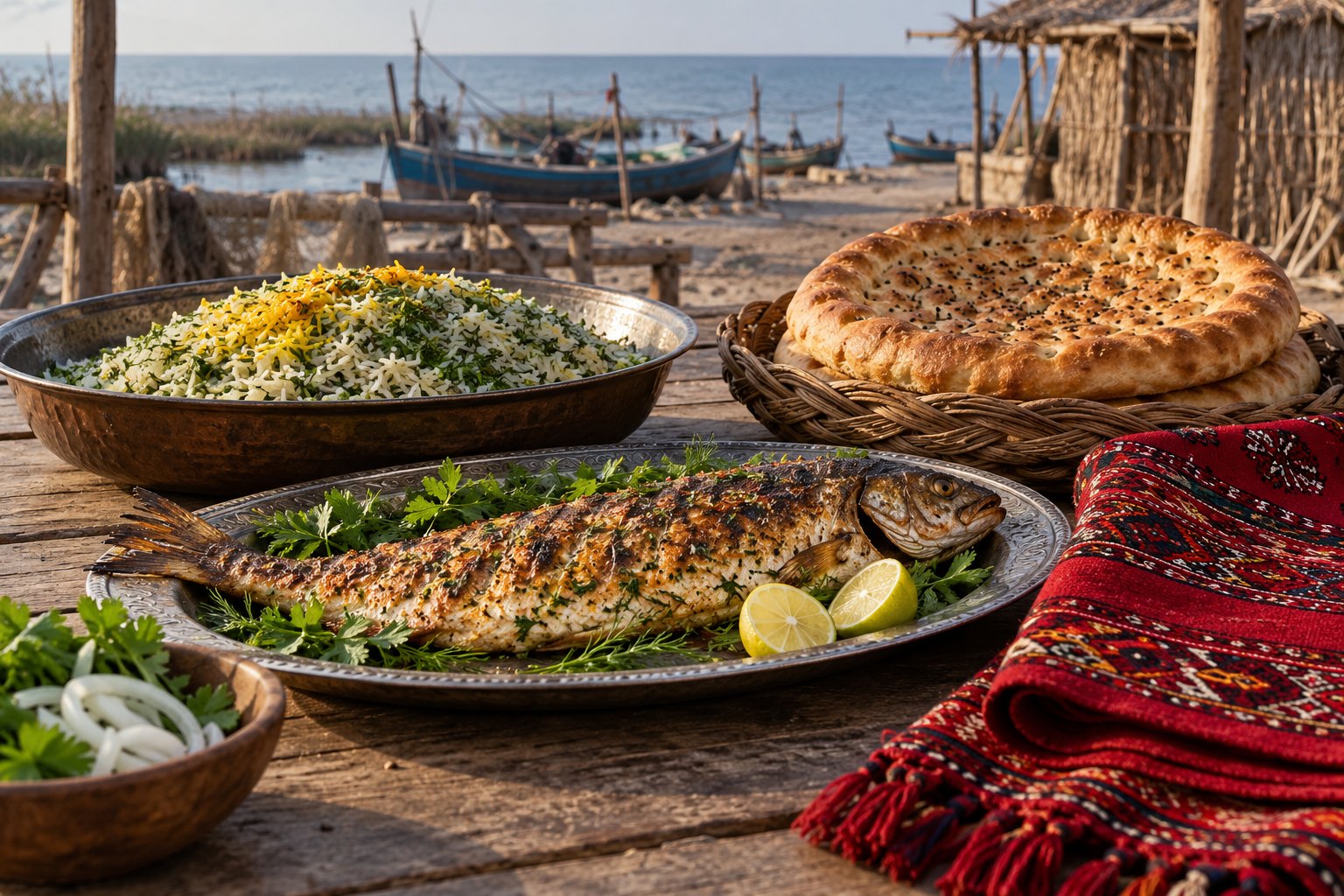 غذا و صنایع دستی محلی بندر ترکمن