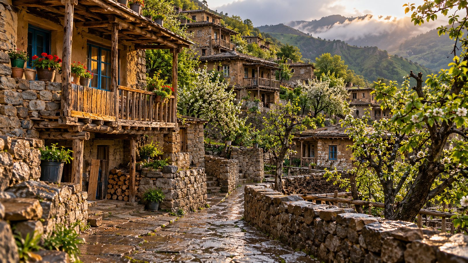 معماری روستایی در مناطق کوهستانی خلخال