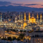 نمای شهری مشهد و حرم امام رضا