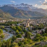 نمای شهر یاسوج و کوه‌های زاگرس
